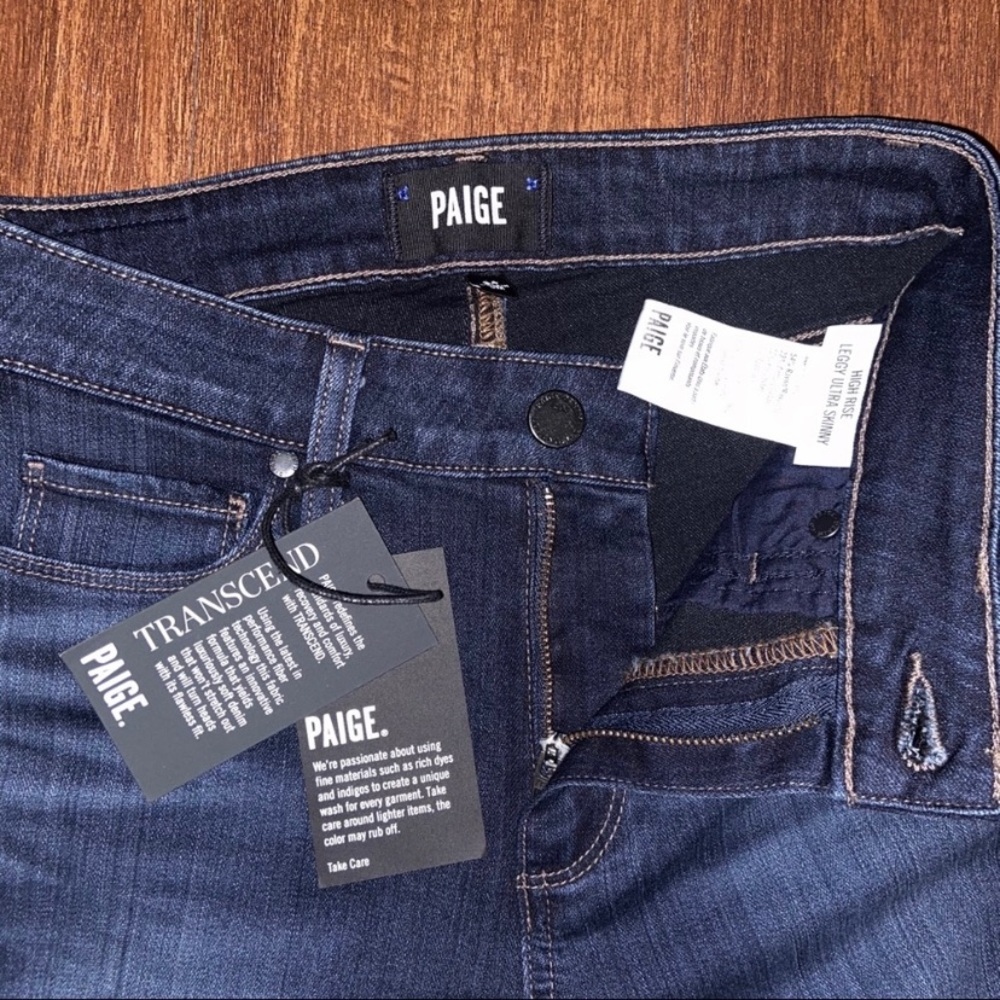 PAIGE | Transcend High Rise Leggy Ultra Jean - Picture 10 of 10